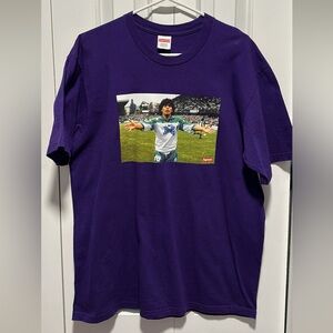 (BRAND NEW) Supreme Maradona Purple T-Shirt Size Large